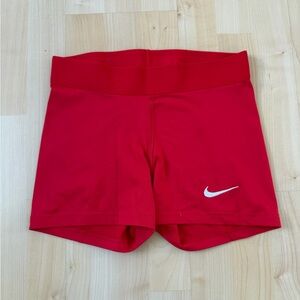 Nike Pro Red Athletic Shorts